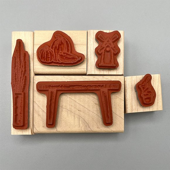 9 Stampin Up "Country Morning" & "Scene In A Garden" Stamps - Picture 5 of 6